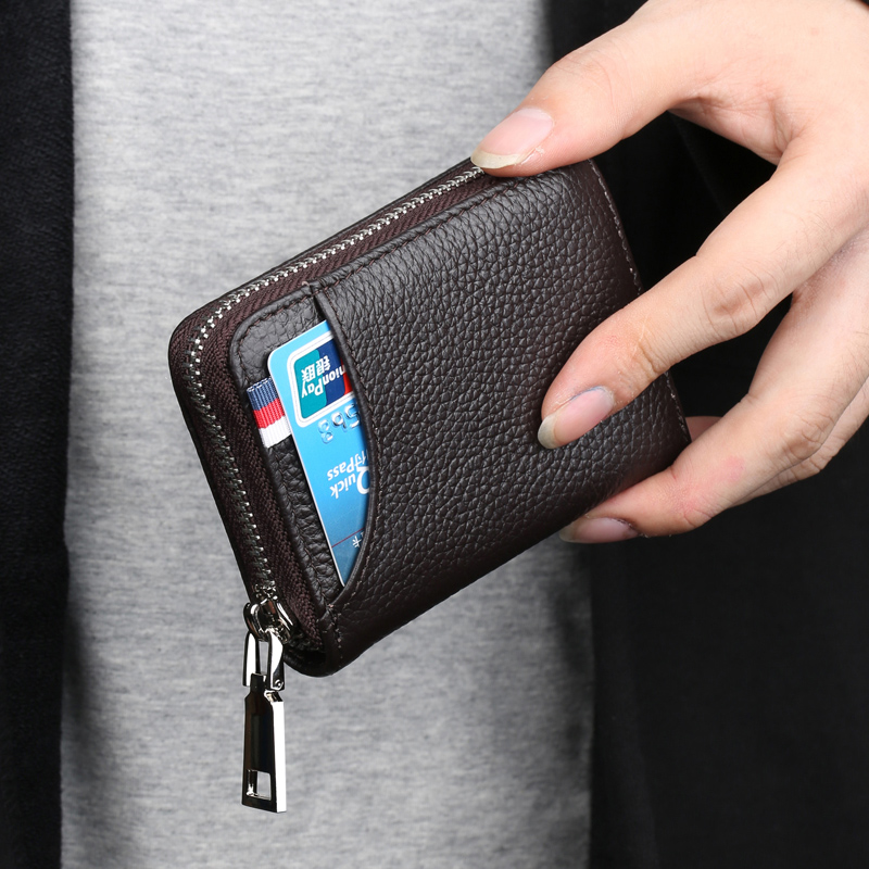 卡包零钱包一体男士大容量证件位卡套小巧多卡位信用卡夹名片夹女
