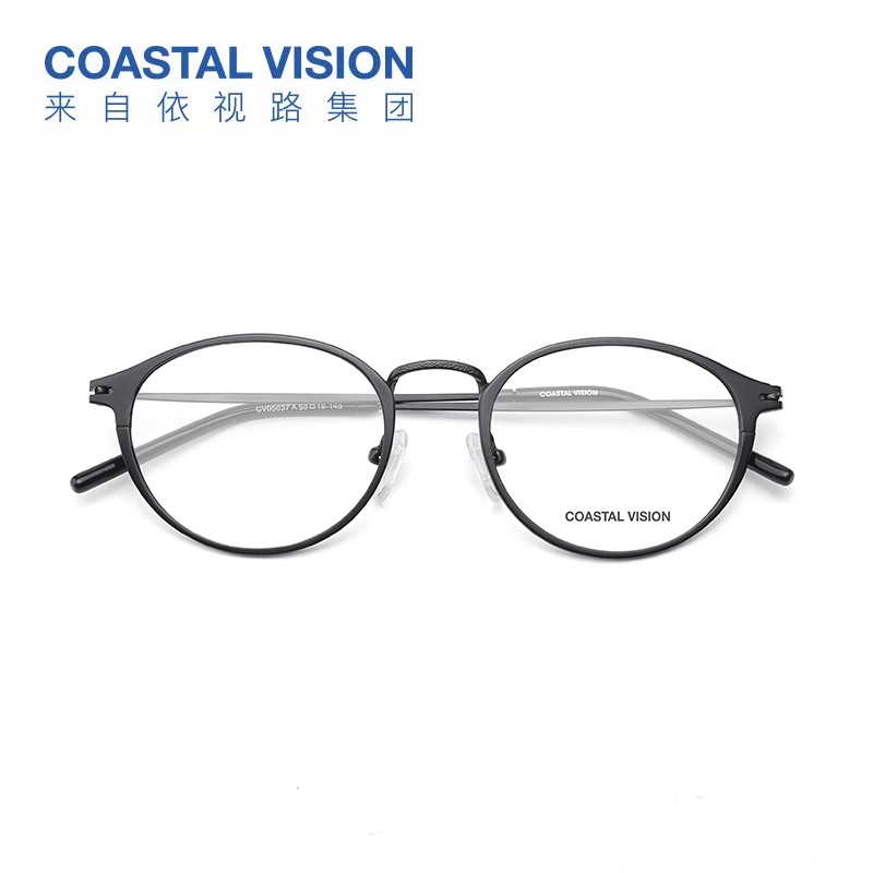 眼镜框男女圆框镜宴CVO5037复古成品潮超轻架防蓝光近视光学镜