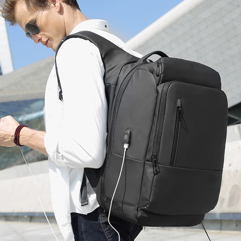 尼格尔高品质背包创意新款户外旅行包牛津布防水双肩背包电脑包男
