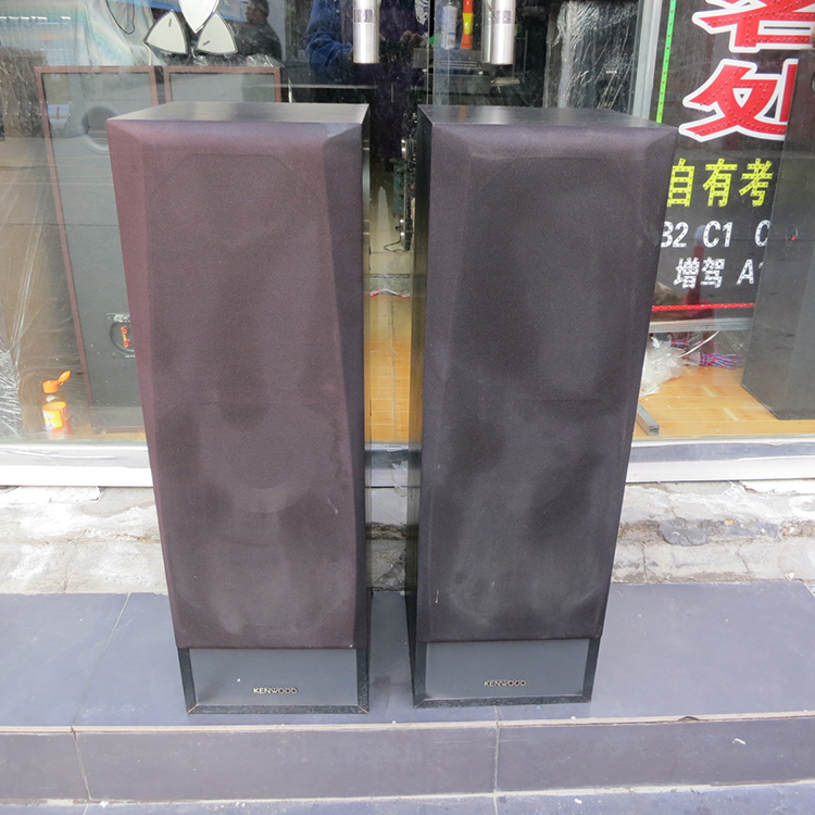 家用二手音箱原装日本建伍音箱 KS-T333 HIFI8寸低音发烧落地音箱