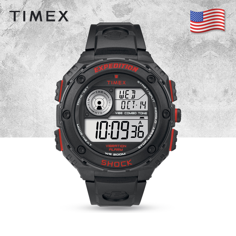 美国TIMEX/天美时手表男户外运动智能多功能电子男表T49980