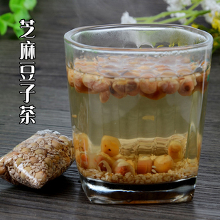 田亚军芝麻豆子茶200g湖南特产擂茶平江黄豆姜盐茶传统零食15小包