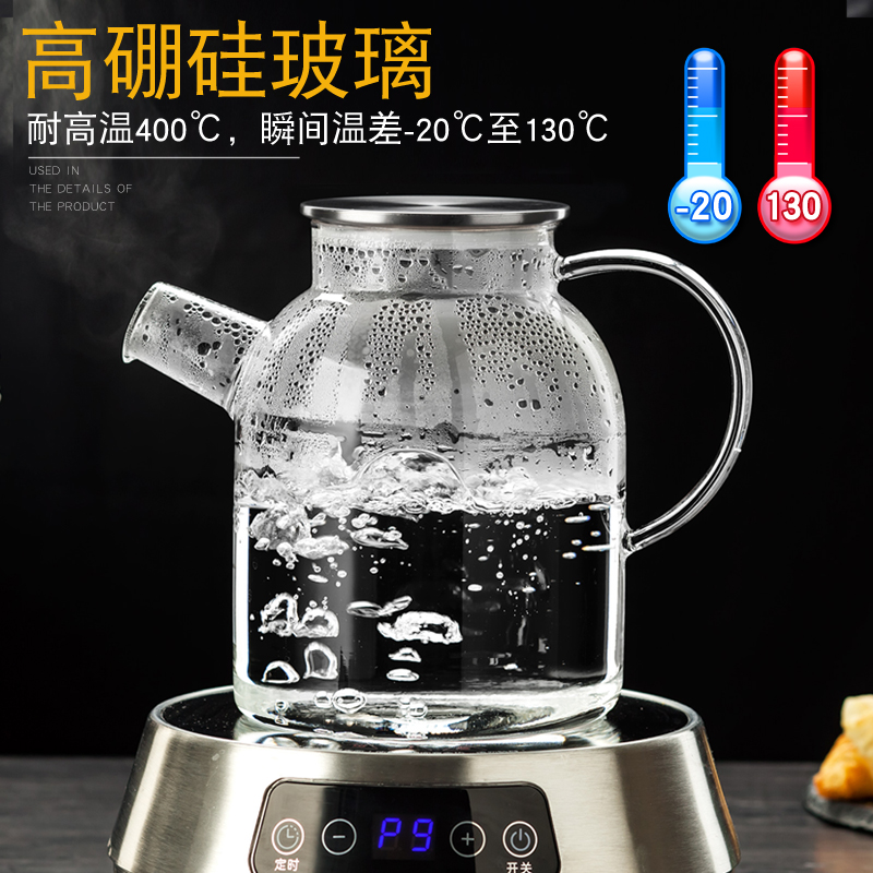 【新品特惠】海客瑞斯玻璃冷水壶耐高温凉水壶果汁壶夏日茶水壶