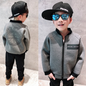 男童春秋外套中大童装洋气潮2019新款儿童棒球服薄款韩版宝宝夹克