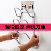 锅盖挂壁厨房壁挂式接水盒厨房用品用具切菜板砧板放置架免打孔