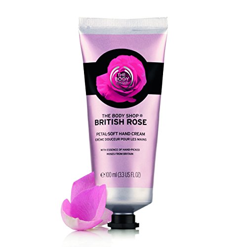 The Body Shop British Rose Petal-Soft Hand Cream - 100ml英国