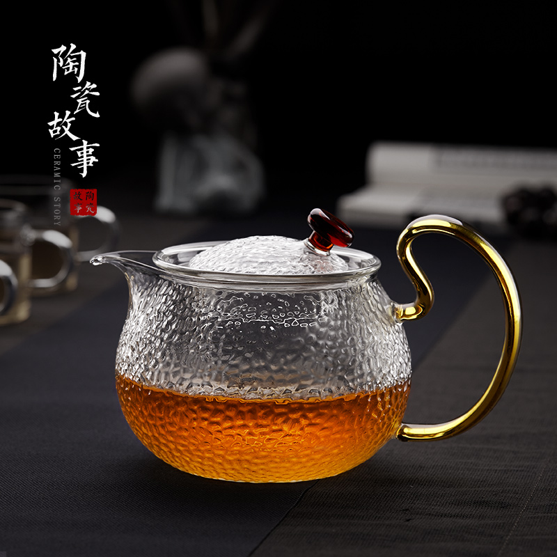 玻璃茶壶过滤泡茶壶加厚耐热耐高温家用红茶茶具电陶炉煮茶器套装