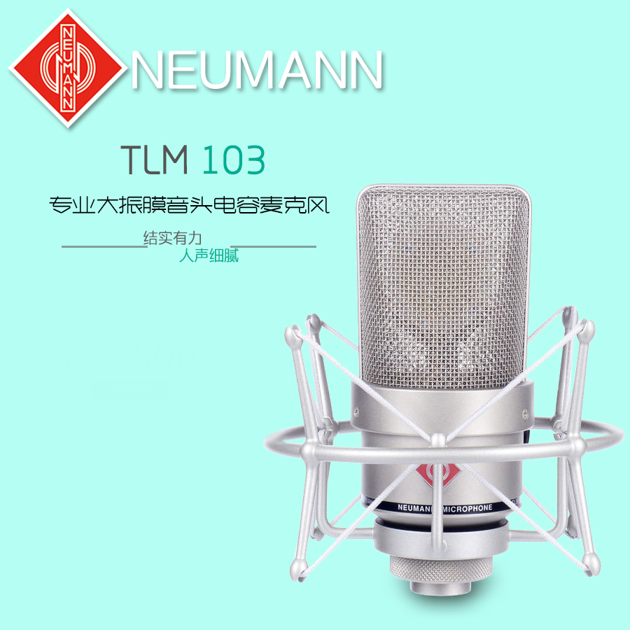 Neumann纽曼TLM103小U87电容麦克风话筒网络K歌录音YY斗鱼直播