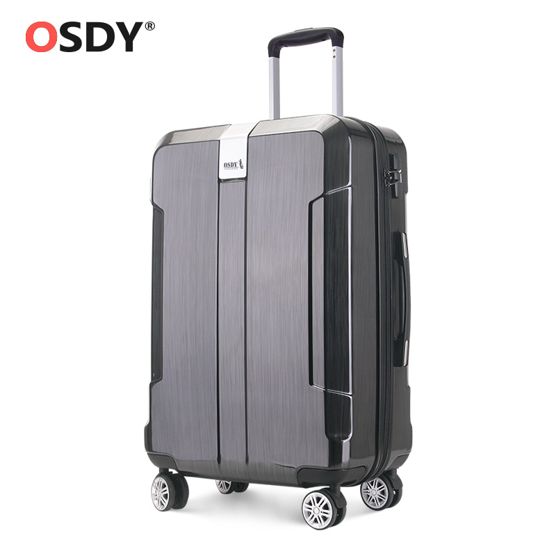 OSDY韩版拉丝20寸大容量拉杆箱子复古24/28男行李箱潮女密码皮箱