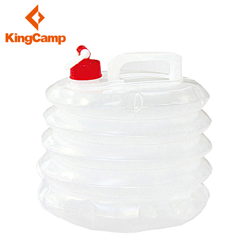 KingCamp水桶塑料纯净水桶户外野餐露营自驾便携折叠水桶水袋