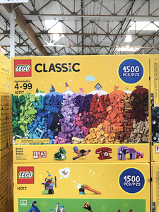 美国代购 lego/乐高 10717经典创意颗粒特大盒组合拼装积木1500块