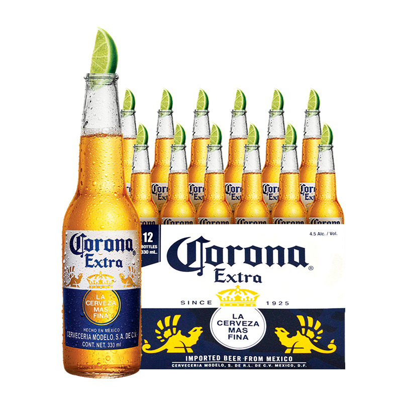 Corona/科罗娜啤酒墨西哥原装进口330ml*12瓶