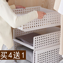 衣柜收纳神器衣橱收纳分层隔板家用抽屉式收纳架整理架卧室置物架