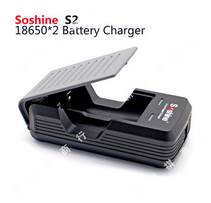 Soshine  S2正品18650锂电2节快速2A充电独立通道智能充电器超值