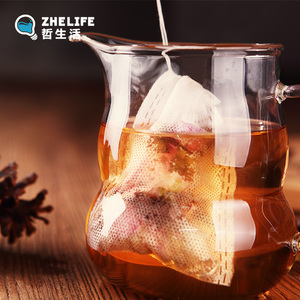100个8*10cm无纺布抽线茶包袋过滤茶叶泡茶调料煎药袋一次性茶包袋