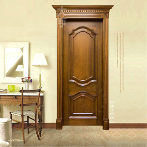 美式烤漆漆门门原木门复合木门实木套装门室内做旧纯白白色房门 $ 1