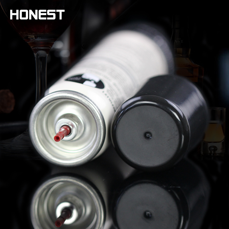 HONEST百诚专用打火机气体小瓶100ml 高纯度原装直冲通用气体罐