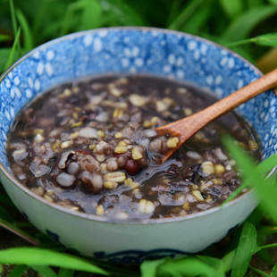 什锦养生粥 五谷杂粮 黑米燕麦荞麦玉米碴糙米红豆薏仁黑芝麻380g