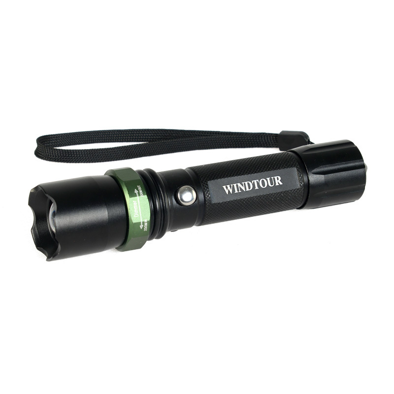 windtour威迪瑞户外充电迷你LED强光远射骑行登山手电筒家用照明