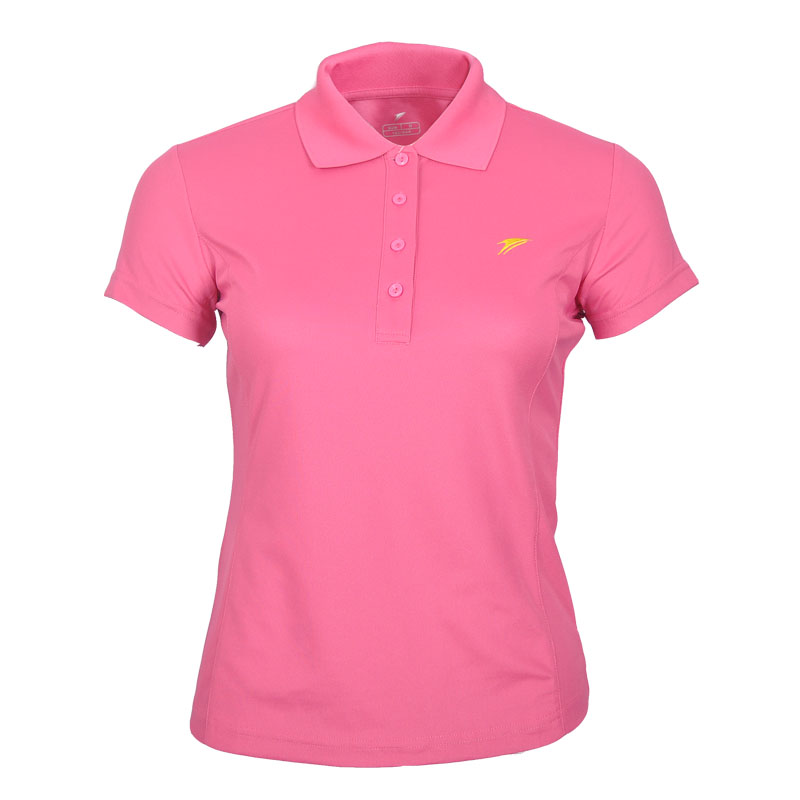 金莱克夏季女款运动体恤衫短袖翻领修身透气吸汗运动t恤 22201048