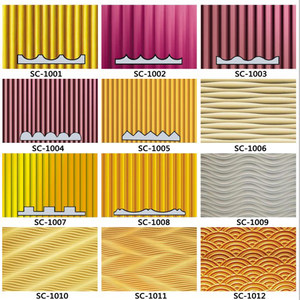 室内波浪板 立体波浪背景墙板 大波浪纹墙面装饰板 厂家现货出售