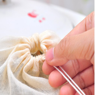 卤料调料咖啡袋中药沙布袋果汁过滤网拉绳汤煲泡脚10片脱水茶叶