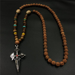 金刚 /span>杵法器吊坠 span class=h>男 /span>文玩佛珠护身辟邪配饰