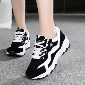 2017春秋季新款时尚韩版潮鞋厚底休闲鞋透气