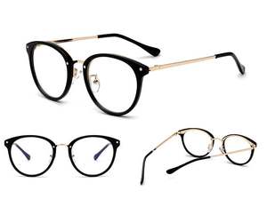 大框男女成品近视眼镜框架 可配树脂镜片0-20