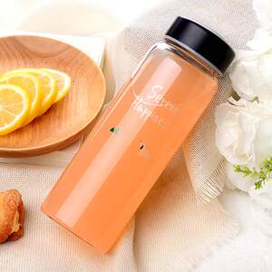 乐扣乐扣耐热玻璃杯便携学生随手杯大容量50