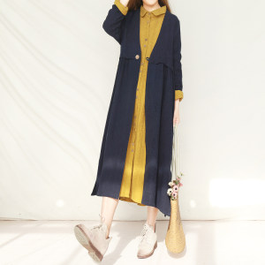 【麻料风衣外套女中长款亚麻料价格】最新麻料