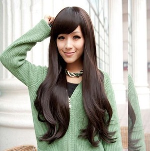 蓬松  span class=h>斜 /span> span class=h>刘海 /span> 修脸女款