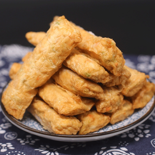 宁波石浦特产渔味一品虎皮白米虾卷速冻油炸虾肉卷点心小吃1000g