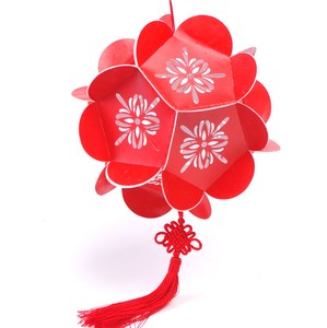 手提发光手工灯笼制作diy材料包图片