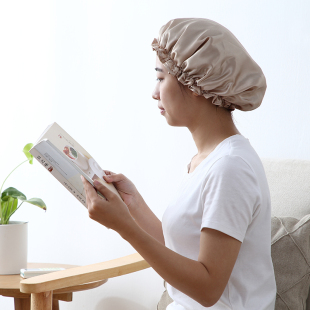 一次性浴帽 防水成人女款头套帽酒店加厚洗澡淋浴帽焗油染发100只