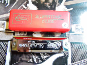 HUANG黄牌103复古方型十孔口琴C调 10孔布