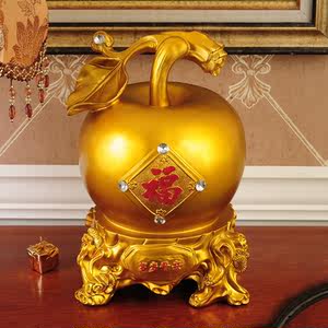 岁岁平安苹果超大号成人纸币存钱罐摆件抖音网红同款创意家居摆设