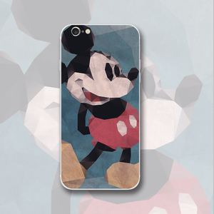 米奇老鼠苹果iphone6/6splus/7/7plus手机壳创意保护套浮雕软壳女