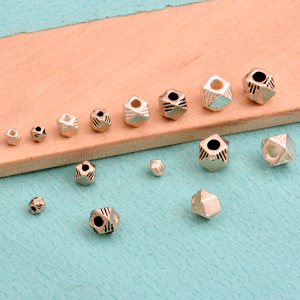 银饰配件纯银diy配件隔珠图片