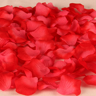 仿真花瓣 玫瑰花瓣 结婚庆婚房布置假花瓣浪漫表白婚礼装饰用品