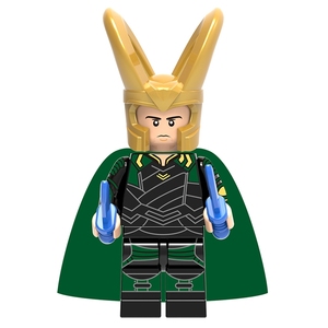 欣宏漫威超级英雄808洛基复仇者联盟3雷神积木人仔玩具兼容乐高