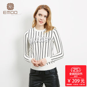 Emoo杨门女装2017秋季新品花色时尚修身半身