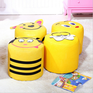 卡通 span class=h>小 /span>皮墩可爱创意圆凳矮凳沙发凳换鞋凳茶几