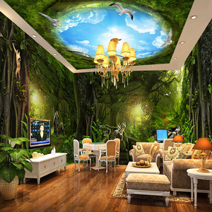 原始森林壁画价格