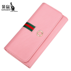  span class=h>袋鼠 /span> span class=h>女 /span>士长款真皮钱包 