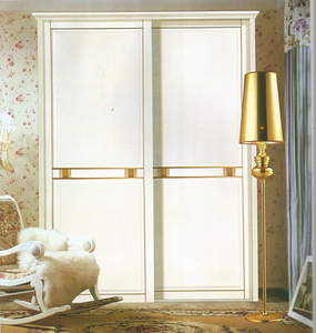 新款欧式衣柜门精雕刻板吸塑彩绘推拉门定制皮革软包镶钻移门定做