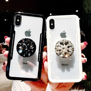 oppor11s手机壳女透明水晶绳r11plus套奢华挂