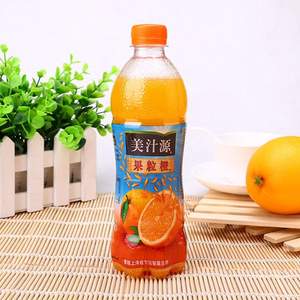 美汁源果粒橙300ml*12瓶/箱橙味果汁飲料可口可樂出品整箱裝包郵