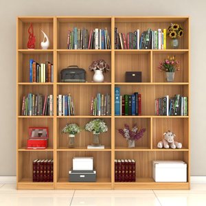 现代简约书柜漂亮自由 span class=h>组合 /span>落地多功能书架 span