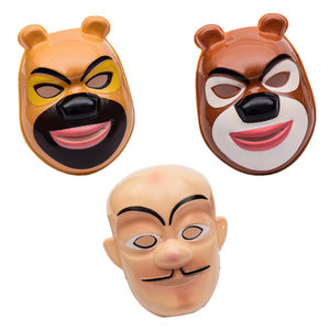 万圣节儿童面具熊出没系列面具熊大熊二光头强儿动漫卡通模仿面哌
